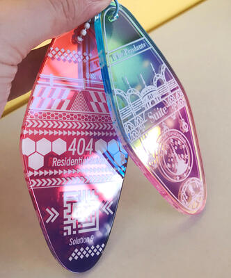 Holo Motel Key Charms